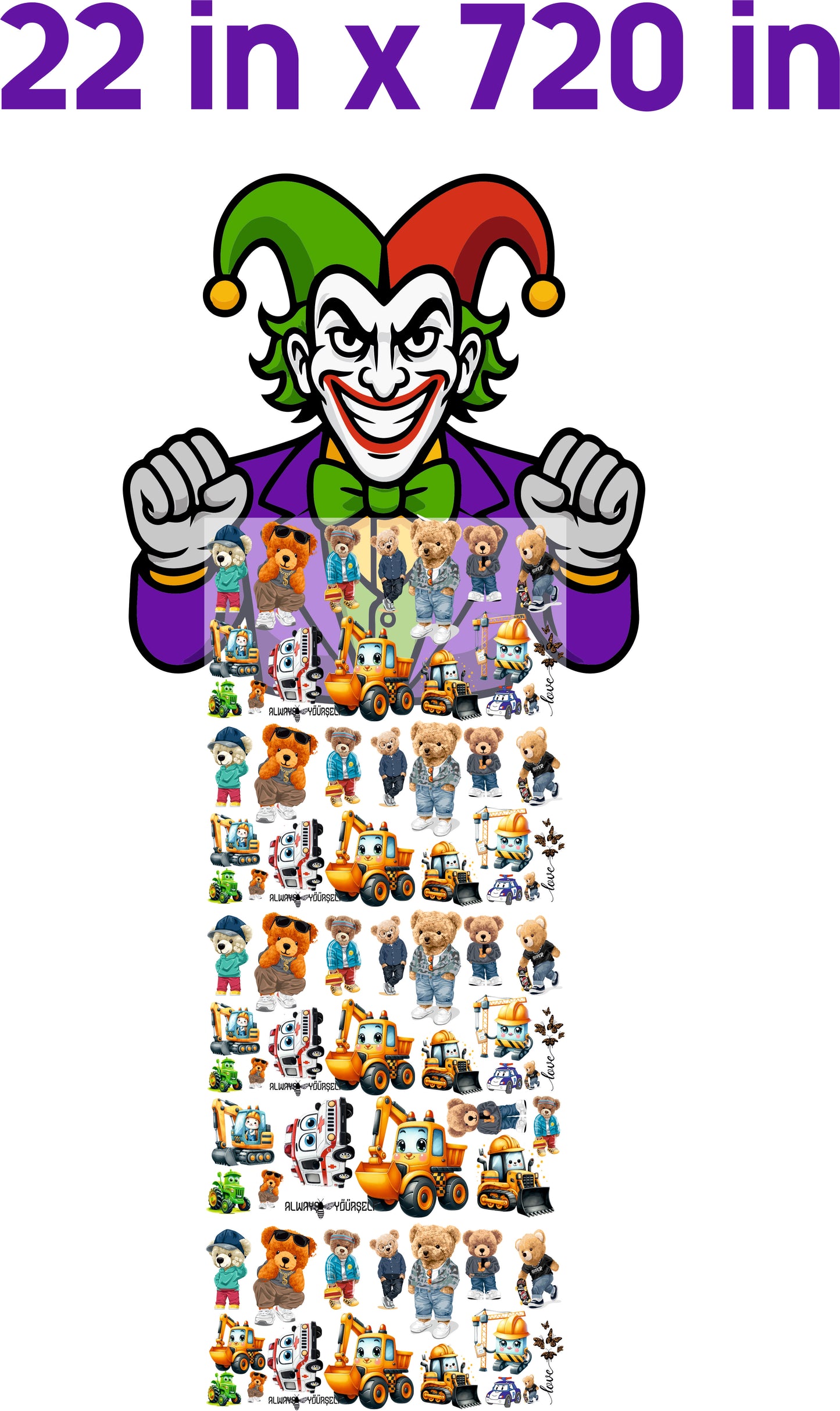 Let's Print Your Gang Sheet Wholesale