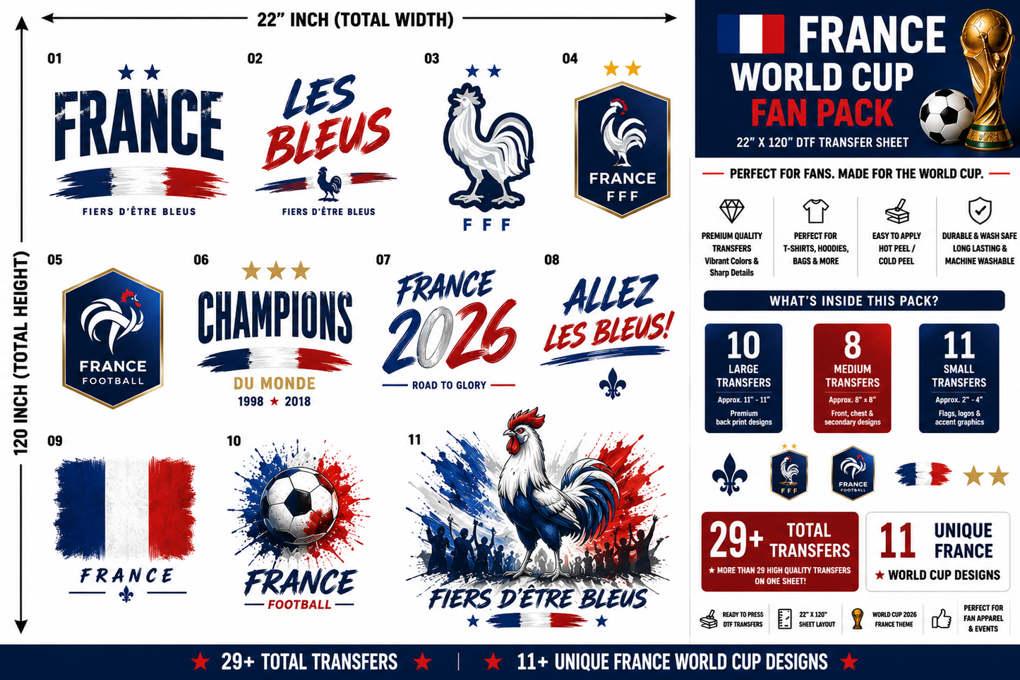 France World Cup Fan Pack