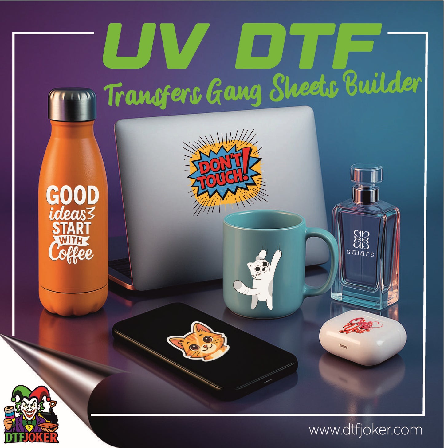 UV DTF Transfers Gang Sheets Builder