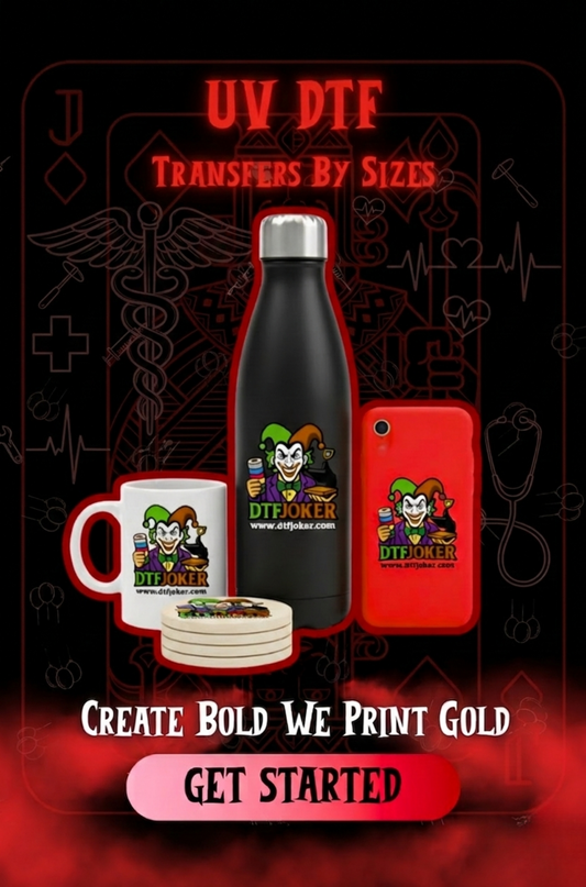 UV DTF Transfers by Size