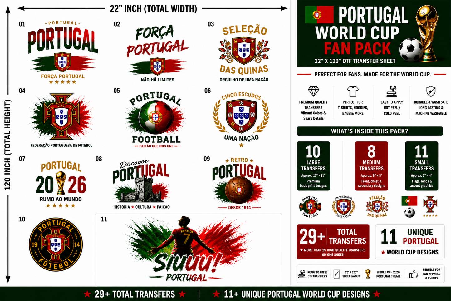 Portugal World Cup Fan Pack