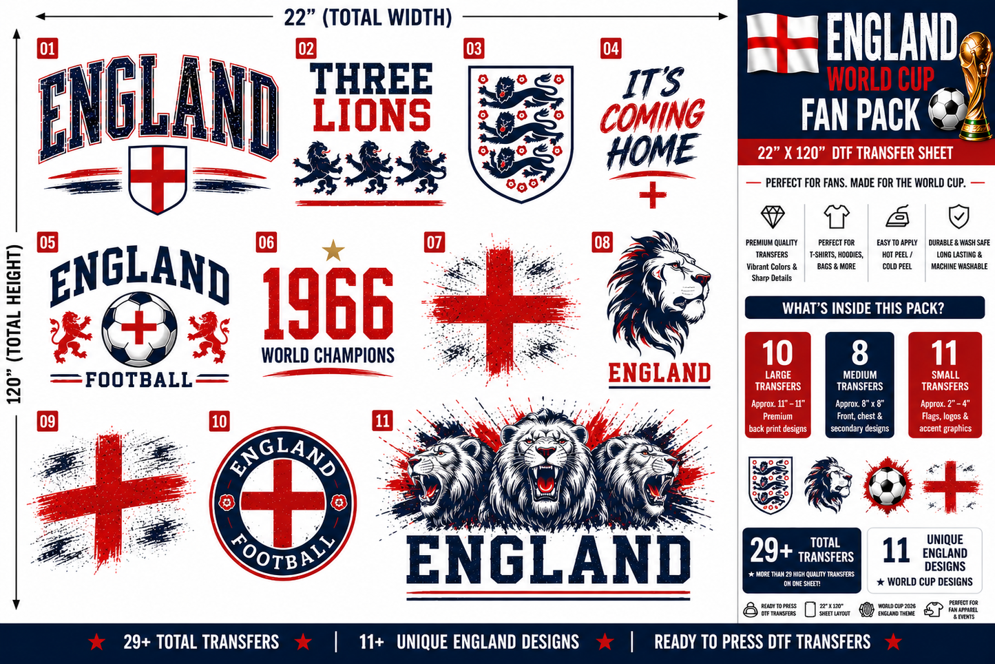 England World Cup Fan Pack