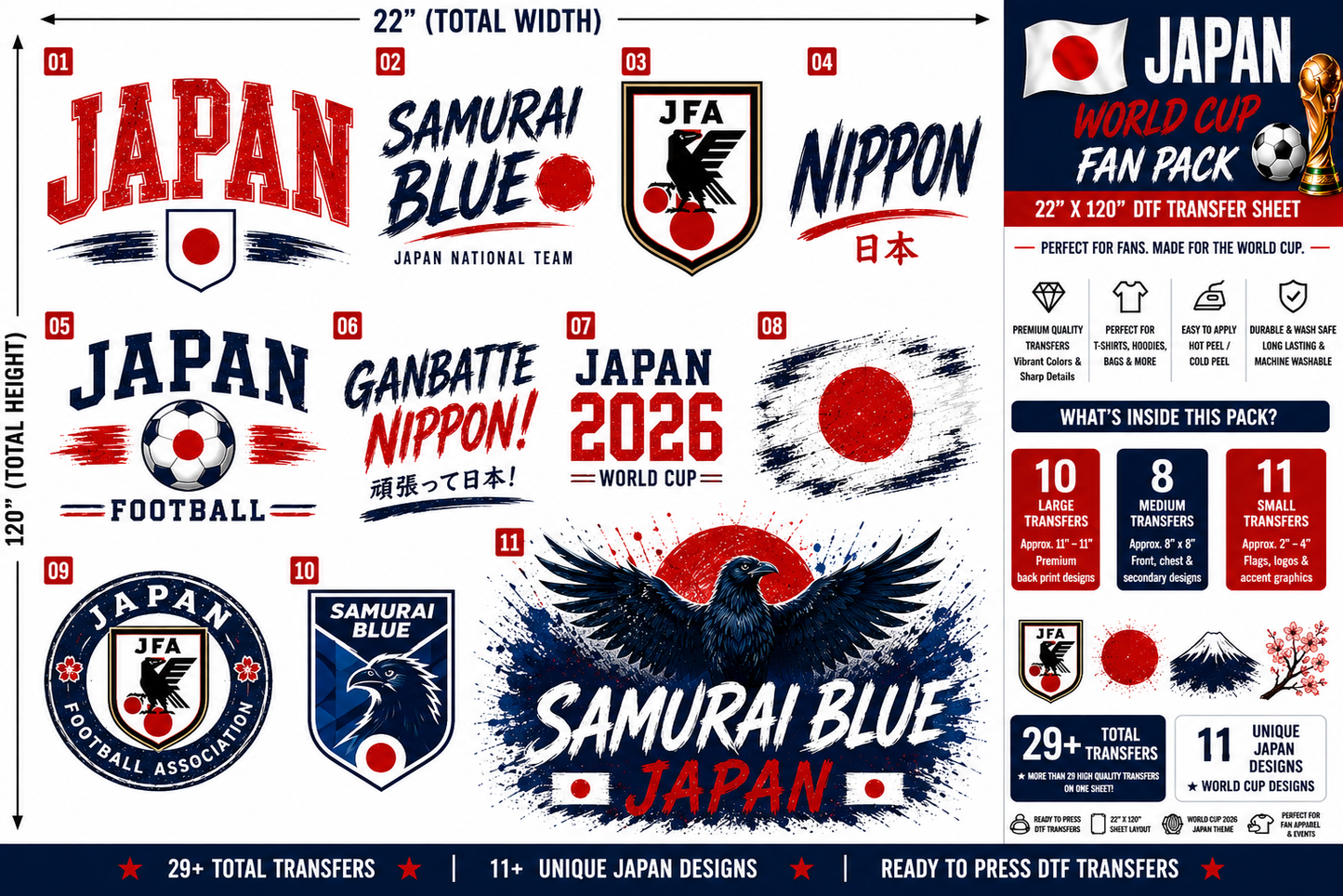 Japan World Cup Fan Pack