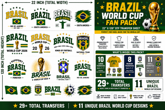 Brazil World Cup Fan Pack