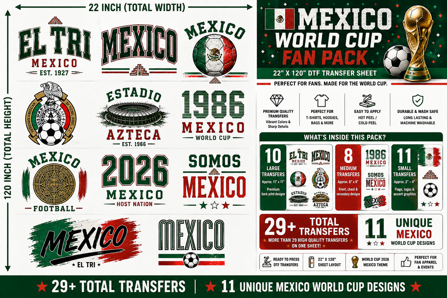 Mexico World Cup Fan Pack