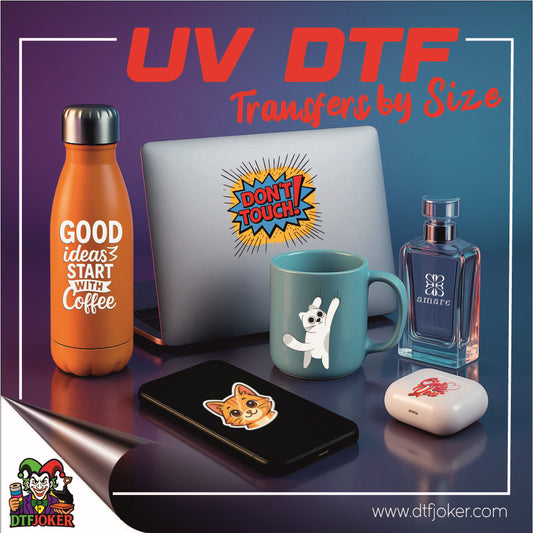 UV DTF Transfers by Size
