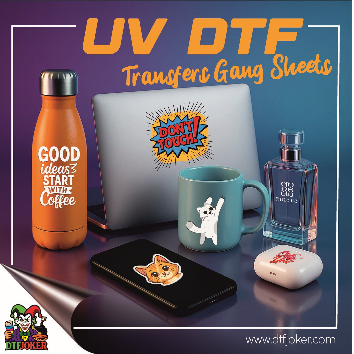 UV DTF Transfers Gang Sheets